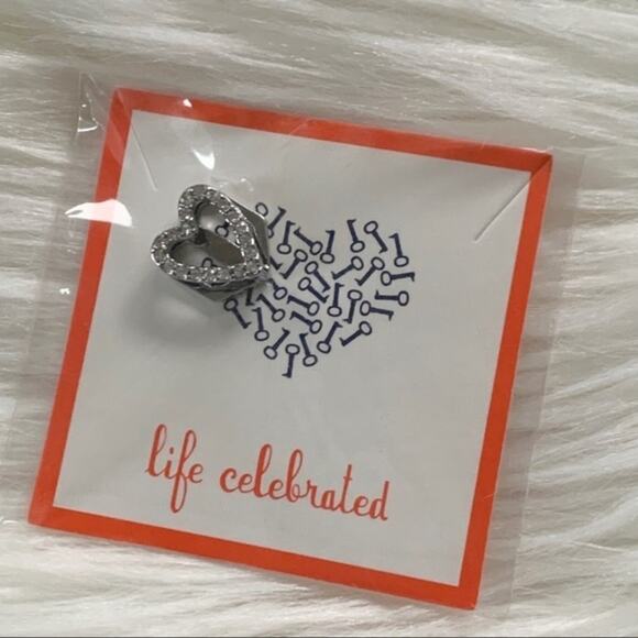 Keep Collective Pave Heart Charm New. - Picture 7 of 7